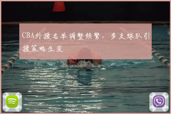 CBA外援名单调整频繁,多支球队引援策略生变